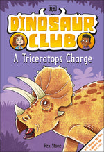 Book cover for Dinosaur Club: A Triceratops Charge