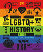 Book cover for The LGBTQ + History Book