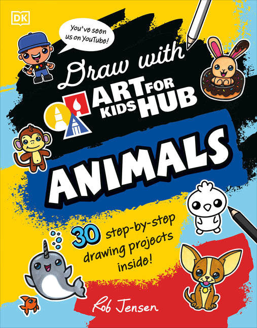 Book cover for Draw with Art for Kids Hub Animals