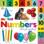 Book cover for Tabbed Board Books: My First Numbers: Let's Get Counting!