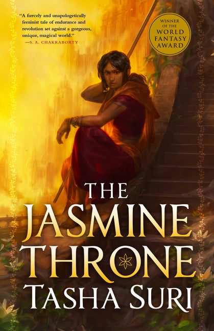 Book cover for Jasmine Throne (Hardcover Library Edition)