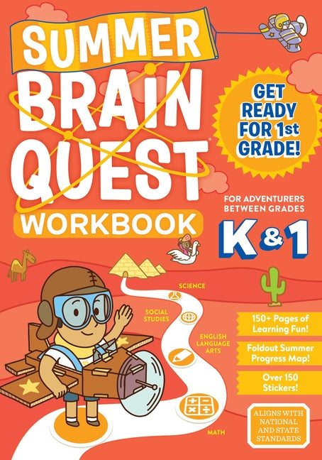 Book cover for Summer Brain Quest: Between Grades K & 1