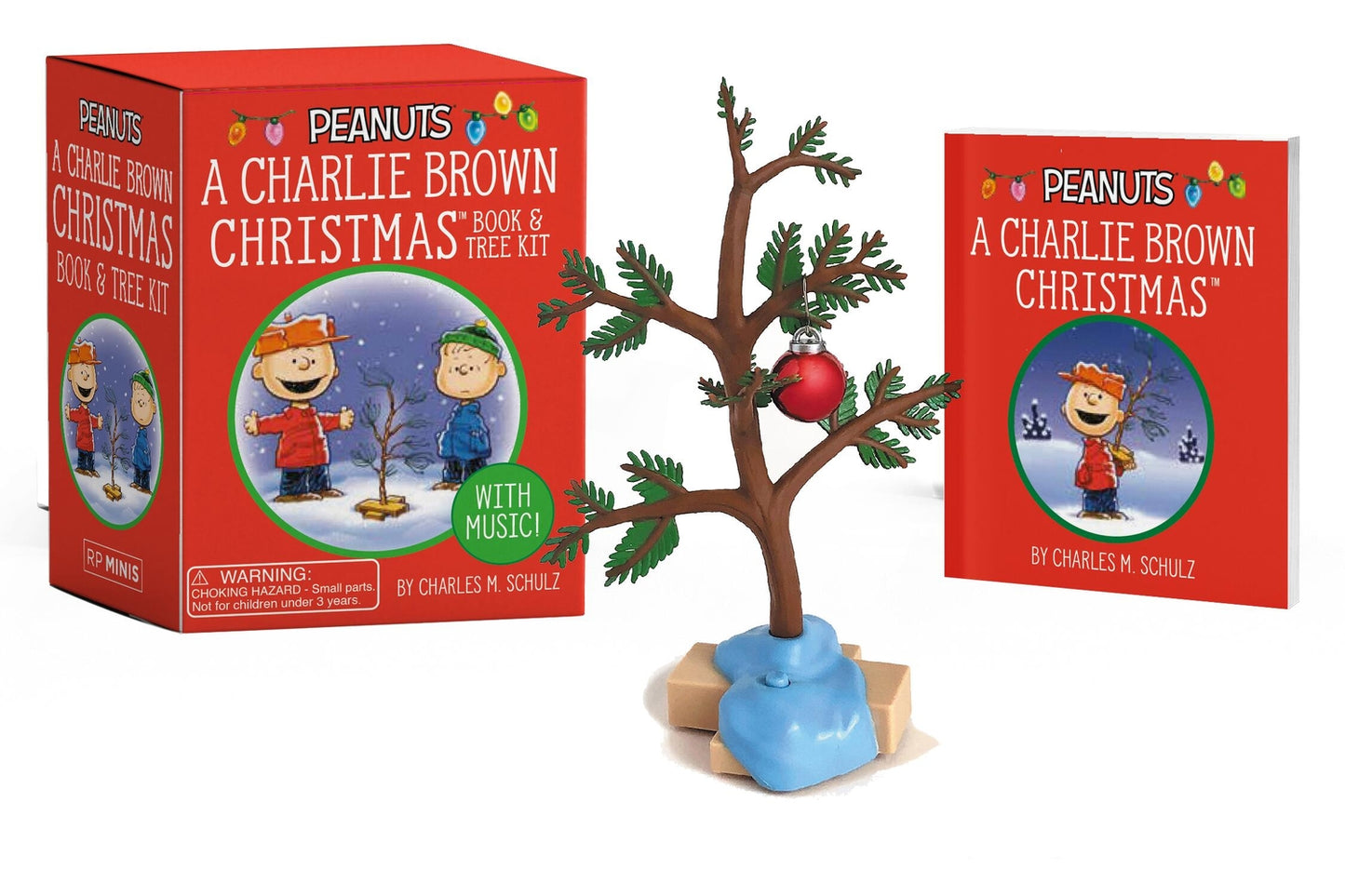 Book cover for A Charlie Brown Christmas: Book and Tree Kit: With Music!