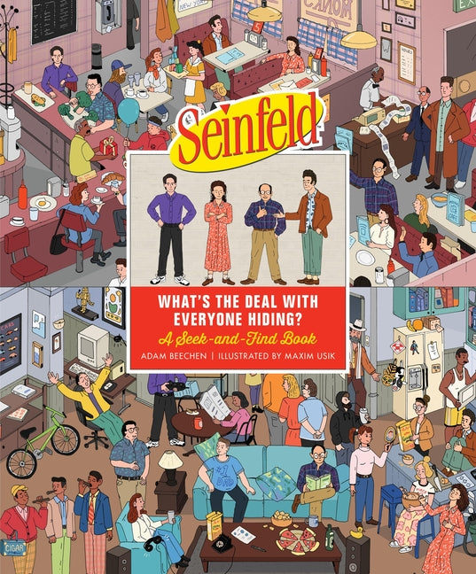 Book cover for Seinfeld: What's the Deal with Everyone Hiding?: A Seek-And-Find Book