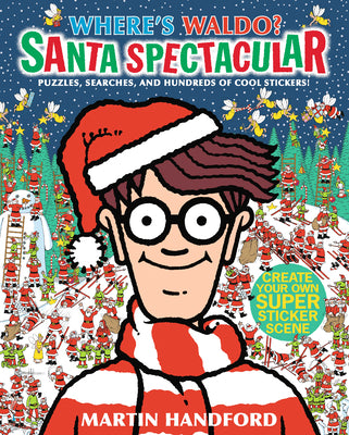 Book cover for Where's Waldo? Santa Spectacular