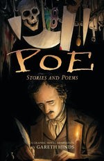 Book cover for Poe: Stories and Poems: A Graphic Novel Adaptation by Gareth Hinds