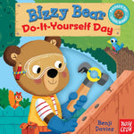 Book cover for Bizzy Bear: Do-It-Yourself Day: (Interactive DIY Board Book for Toddlers - With Sturdy Tabs and Slides to Push and Pull)