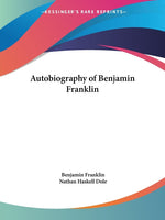 Book cover for Autobiography of Benjamin Franklin