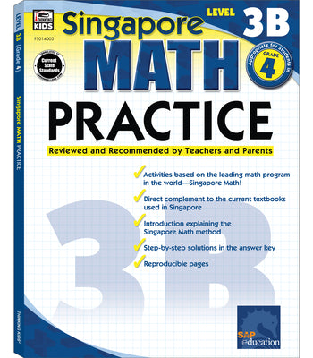 Book cover for Math Practice, Grade 4: Volume 10