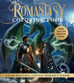 Book cover for Romantasy Coloring Book: Color Beautiful Fantasy Romance Scenes - More Than 100 Pages to Color