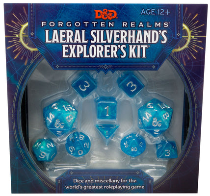Book cover for D&d Forgotten Realms Laeral Silverhand's Explorer's Kit (D&d Tabletop Roleplaying Game Accessory)