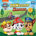 Book cover for Paw Patrol: Pawsome Heroes!: Push-Pull-Turn