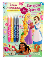 Book cover for Disney Princess: Springtime Sparkles