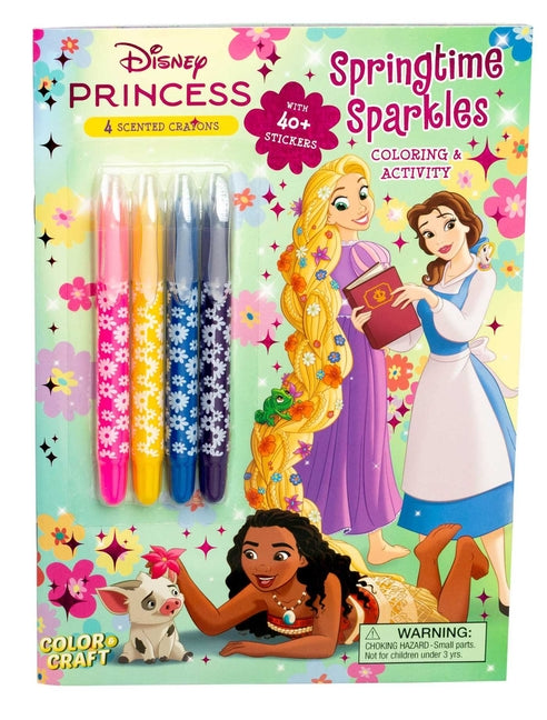 Book cover for Disney Princess: Springtime Sparkles