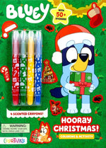 Book cover for Bluey Colortivity: Hooray Christmas!