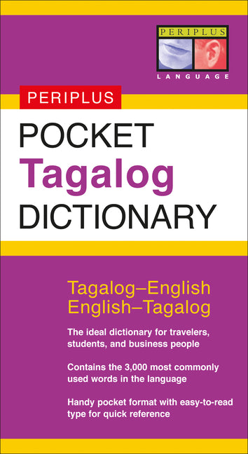 Book cover for Pocket Tagalog Dictionary: Tagalog-English English-Tagalog