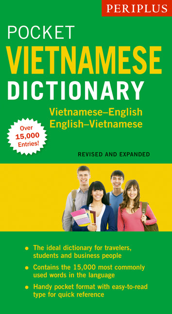 Book cover for Periplus Pocket Vietnamese Dictionary: Vietnamese-English English-Vietnamese