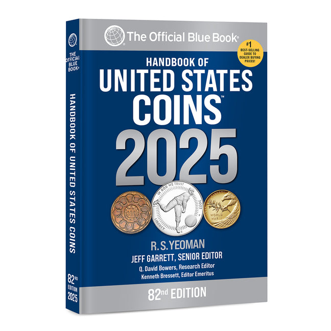 Book cover for Handb United States Coins 2025: The Official Blue Book