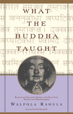Book cover for What the Buddha Taught: Revised and Expanded Edition with Texts from Suttas and Dhammapada