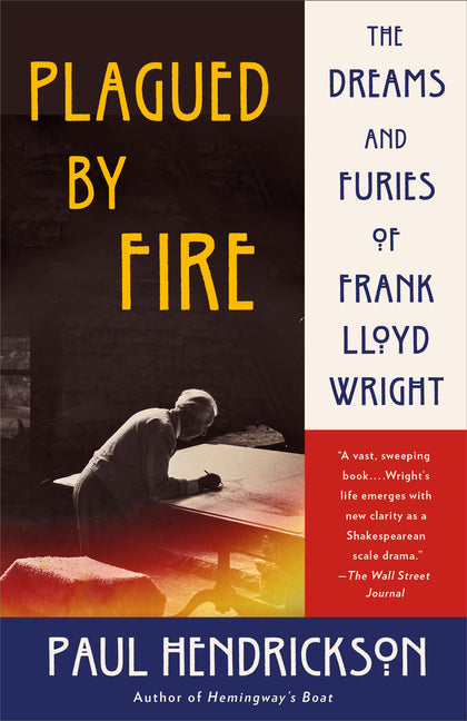 Book cover for Plagued by Fire: The Dreams and Furies of Frank Lloyd Wright