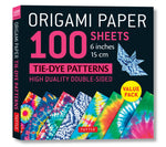 Book cover for Origami Paper 100 Sheets Tie-Dye Patterns 6 (15 CM): Tuttle Origami Paper: Double-Sided Origami Sheets Printed with 8 Different Designs (Instructions
