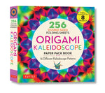 Book cover for Origami Kaleidoscope Paper Pack Book: 256 Double-Sided Folding Sheets (Includes Instructions for 8 Models)