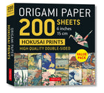 Book cover for Origami Paper 200 Sheets Hokusai Prints 6 (15 CM): Tuttle Origami Paper: Double-Sided Origami Sheets Printed with 12 Different Designs (Instructions f
