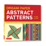 Book cover for Origami Paper - Abstract Patterns - 8 1/4 - 48 Sheets: Tuttle Origami Paper: Large Origami Sheets Printed with 12 Different Designs: Instructions for