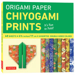 Book cover for Origami Paper 48 Sheet Chiyogami Prints 6 3/4 (17 CM): Tuttle Origami Paper: Double-Sided Origami Sheets Printed with 8 Different Patterns (Instructio