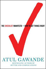 Book cover for The Checklist Manifesto: How to Get Things Right