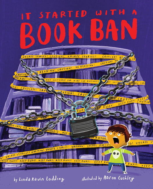 Book cover for It Started with a Book Ban