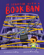 Book cover for It Started with a Book Ban