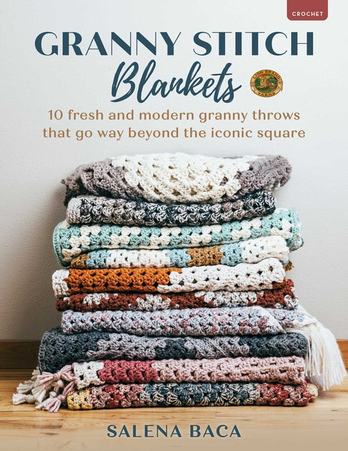 Book cover for Granny Stitch Blankets: 10 Fresh and Modern Granny Throws That Go Way Beyond the Iconic Square