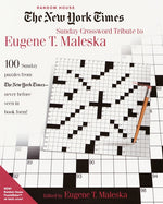 Book cover for New York Times Sunday Crossword Tribute to Eugene T. Maleska