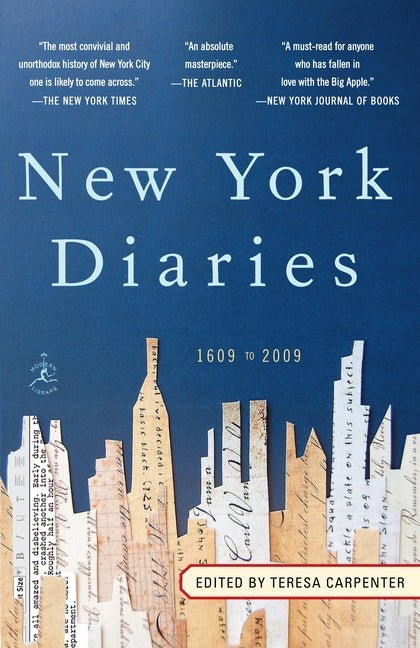 Book cover for New York Diaries: 1609 to 2009