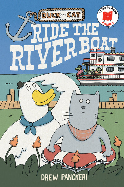 Book cover for Duck and Cat Ride the Riverboat