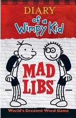 Book cover for Diary of a Wimpy Kid Mad Libs: World's Greatest Word Game