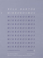 Book cover for Bela Bartok - Mikrokosmos Volume 1 (Blue): 153 Progressive Piano Pieces