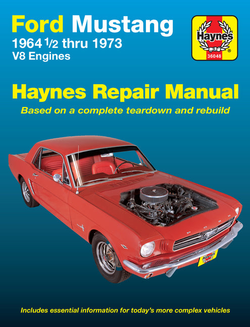 Book cover for Ford Mustang 19641/2 Thru 1973 V8 Engines Haynes Repair Manual: V8 Engines
