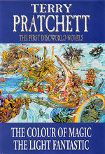 Book cover for The First Discworld Novels: The Colour of Magic and the Light Fantastic