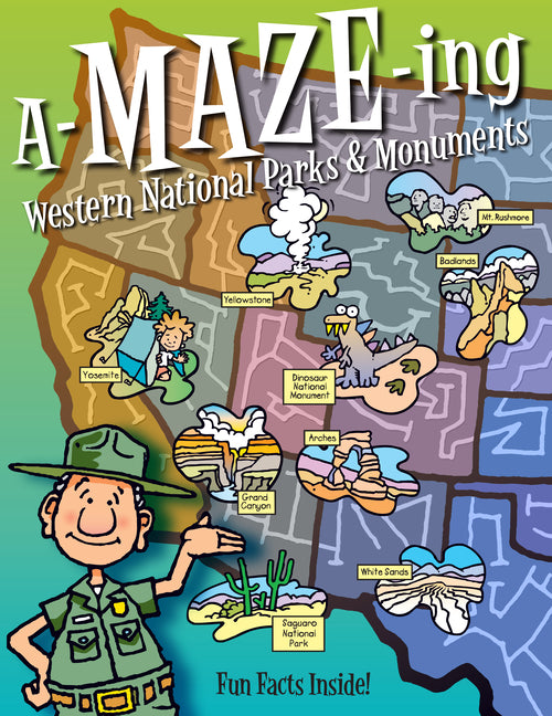 Book cover for A-Maze-Ing Western National Parks & Monuments