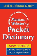 Book cover for Merriam-Webster's Pocket Dictionary