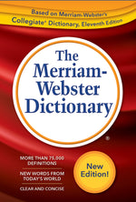 Book cover for The Merriam-Webster Dictionary