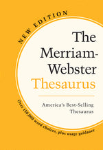 Book cover for The Merriam-Webster Thesaurus