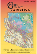 Book cover for Roadside Geology of Arizona: Second Edition