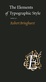 Book cover for The Elements of Typographic Style: Version 4.0
