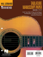 Book cover for Guitar Tablature Manuscript Paper - Deluxe: Manuscript Paper