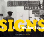 Book cover for Walker Evans: Signs