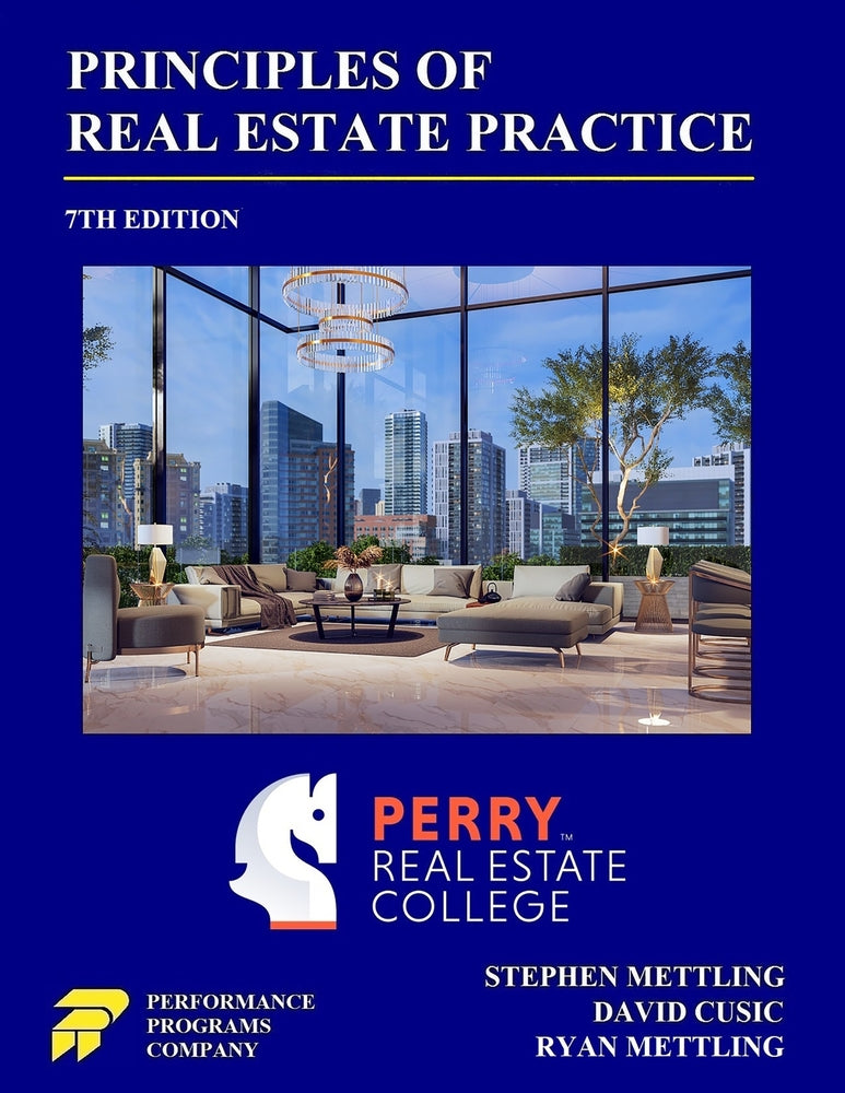 Book cover for Principles of Real Estate Practice: Perry Real Estate College Edition