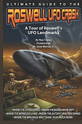 Book cover for Ultimate Guide to the Roswell UFO Crash: A Tour of Roswell's UFO Landmarks